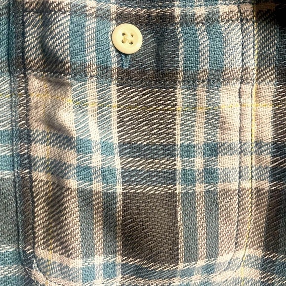 Faherty Brand Road Trip Stretch Shirt OCP-OCEANA PLAID Size Small EUC NWT - Picture 2 of 11